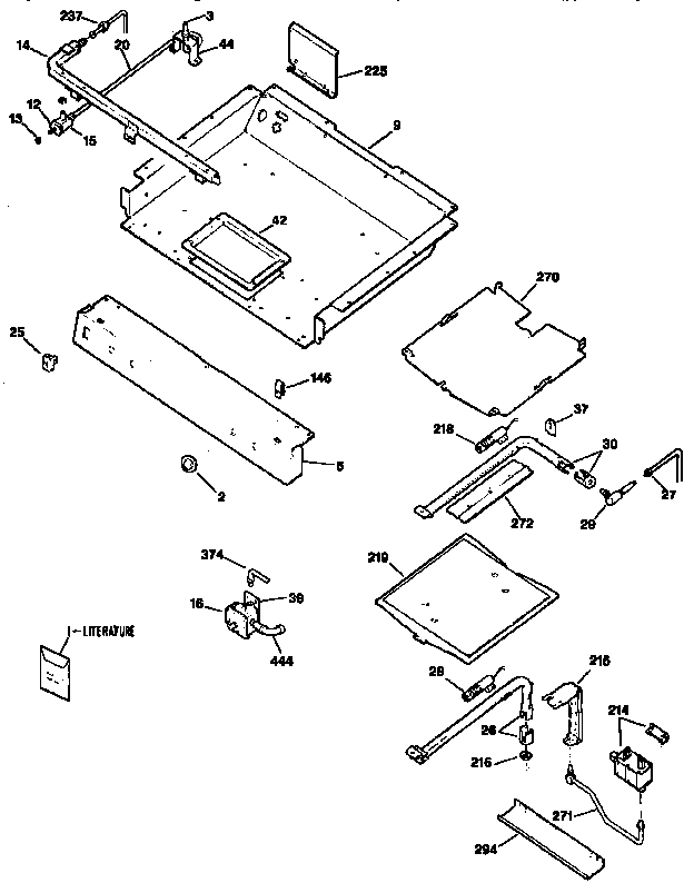 Burner section