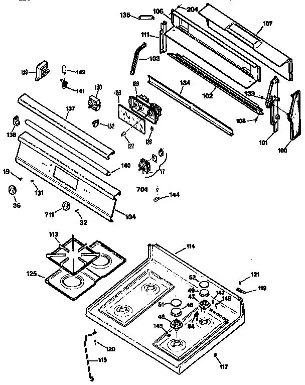 Main top section