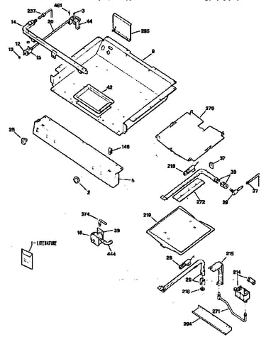 Burner section