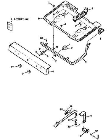 Burner section