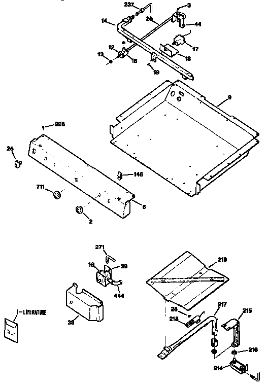 Burner section