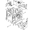Kenmore 11086405840 cabinet diagram