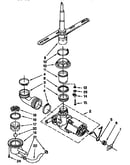 Pump and spray arm