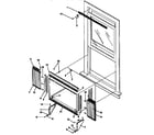 Kenmore 2539751461 window mounting kit diagram