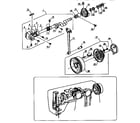 Kenmore 38511608490 upper shaft assembly diagram