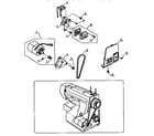 Kenmore 38511608490 motor assembly diagram