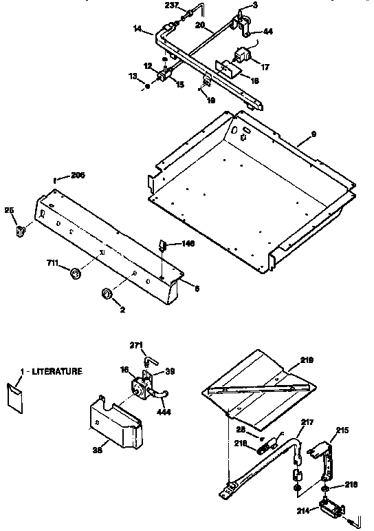 Burner section