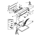 Sears 11097563810 top and console diagram