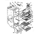 Kenmore 1069542851 refrigerator liner diagram