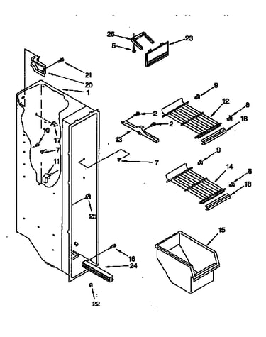 Freezer liner