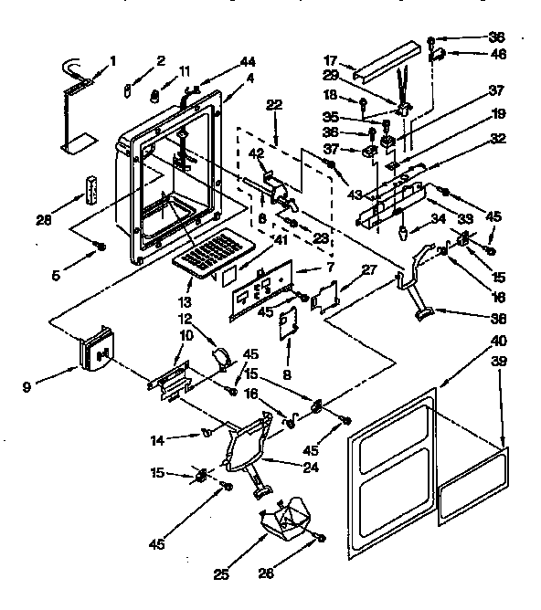 DISPENSER FRONT