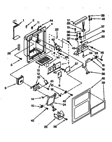 Dispenser front