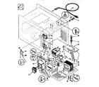 Tappan SMS138T1B(941354496) magnetron and air flow diagram