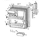 Kenmore 3639738783 fresh food door diagram