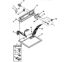 Kenmore 11097520110 top and console diagram