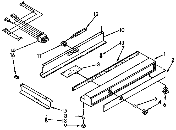 REFRIGERATOR CONTROL PANEL