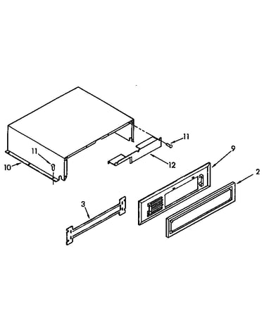 Top grille and unit cover