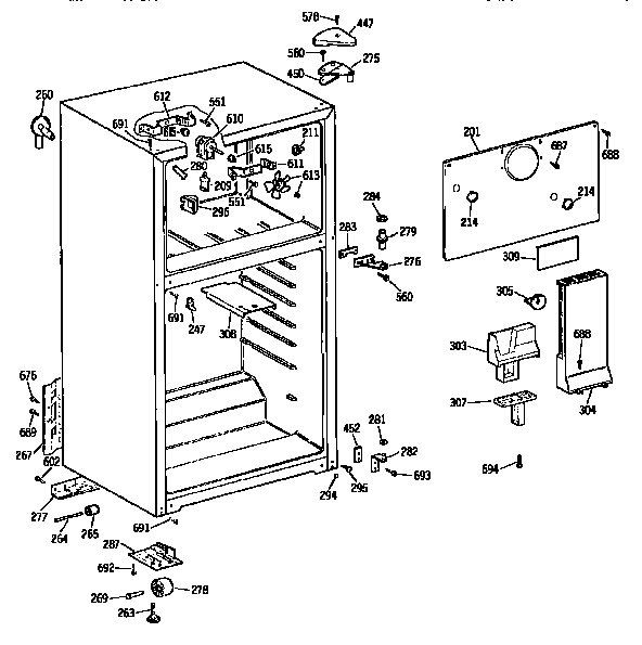 Cabinet parts