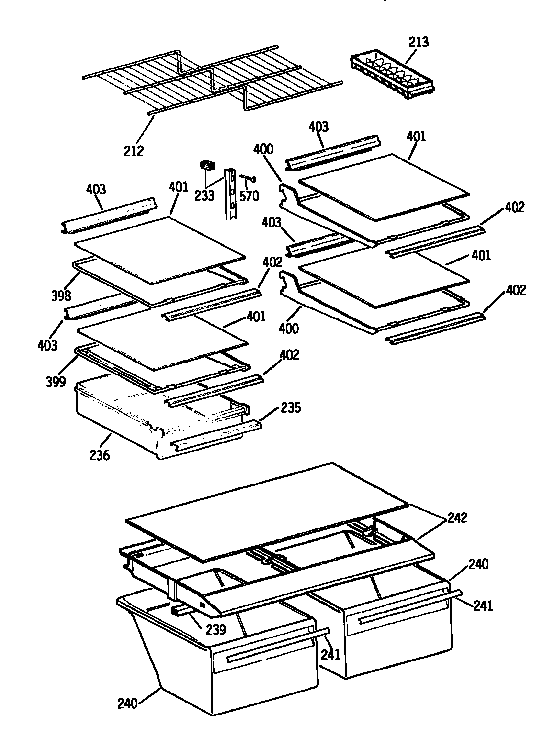 Shelf parts