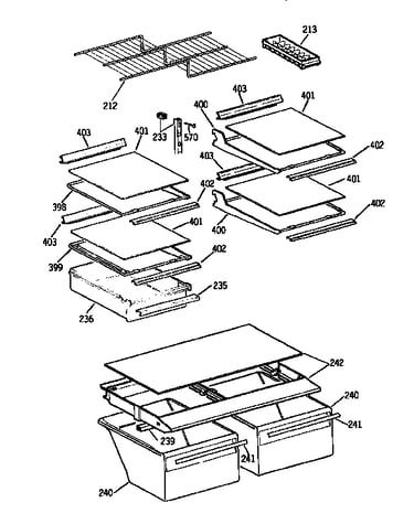 Shelf parts