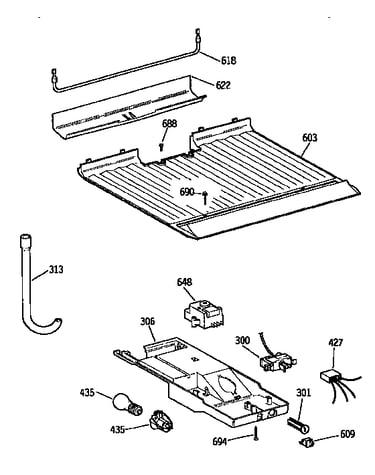Comparment separator/divider block