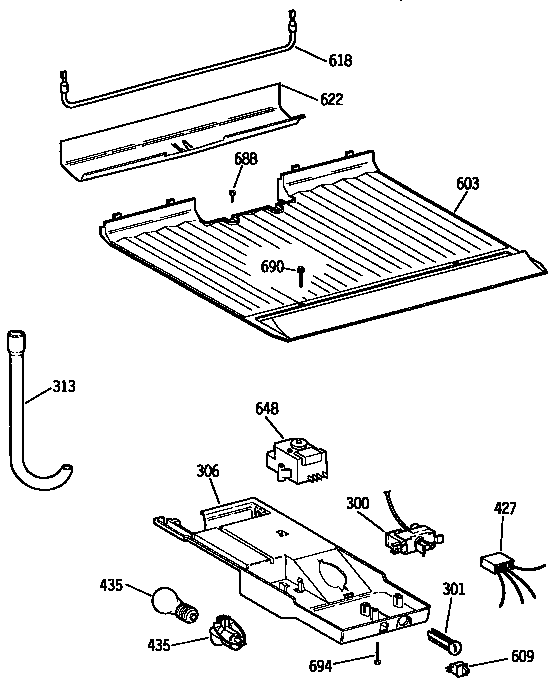 Freezer floor and control