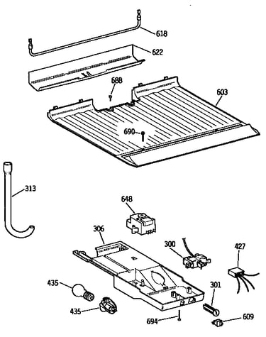 Freezer floor and control