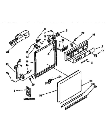 Frame and console