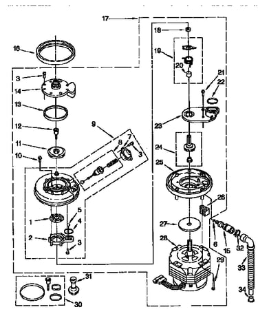 Pump and motor