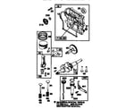 Briggs & Stratton 133402-0011-01 crankcase assembly diagram