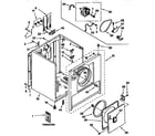 Kenmore 11096550110 cabinet diagram
