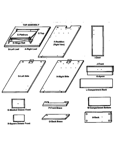 Wood parts