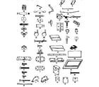 Kenmore 27296161.81 cabinet components diagram