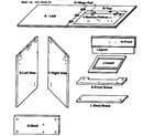 Kenmore 27293151.81 wood parts diagram