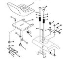 Craftsman 917257652 seat assembly diagram