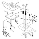 Craftsman 917257652 seat assembly diagram