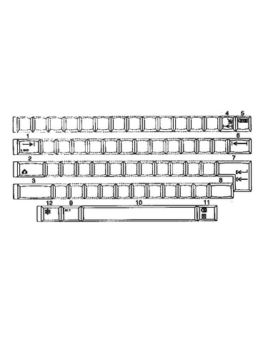 Function keys / can. english / french