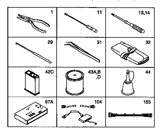 Adjusting tool kit