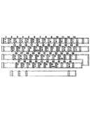 Character keys/can. e/f