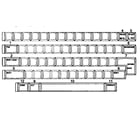 Brother AX-425 function keys / english diagram