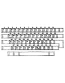 Character keys / english