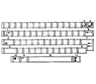 Brother AX-425 function keys / canada - eng / frch diagram