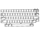 Brother AX-525 function keys / usa english diagram