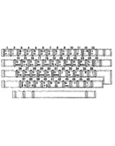 Character keys / usa english