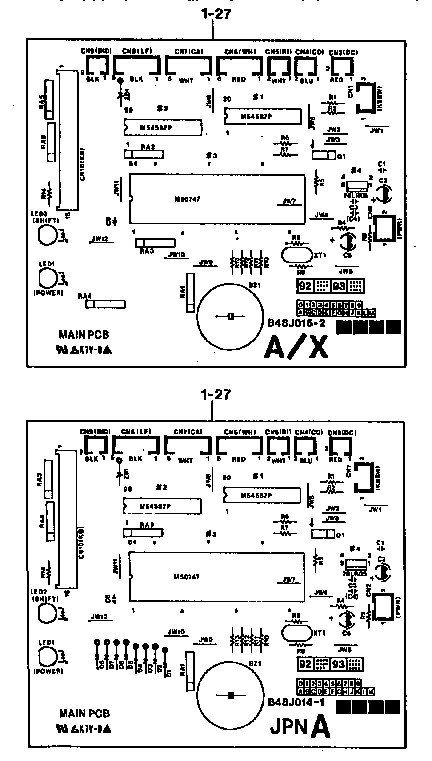 Main pcb assembly