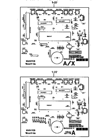 Main pcb assembly