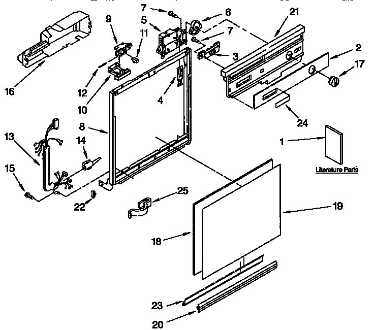 Frame and console