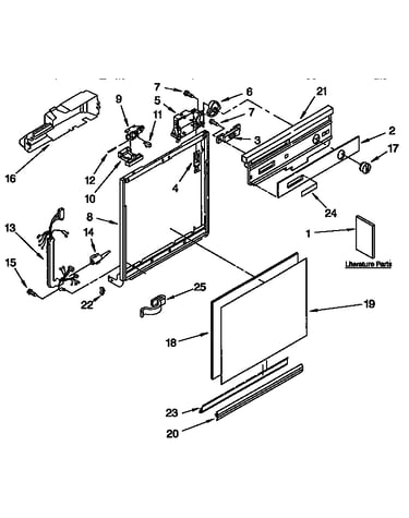 Frame and console