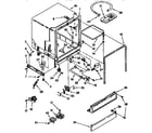 Kenmore 6651544591 tub assembly diagram