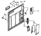 Kenmore 6651644591 inner door  hardware diagram